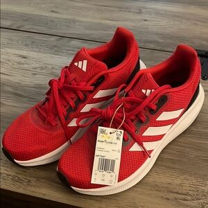 Adidas Scarlet Red RunFalcon3.0 Shoes Men’s Size 10 NWT